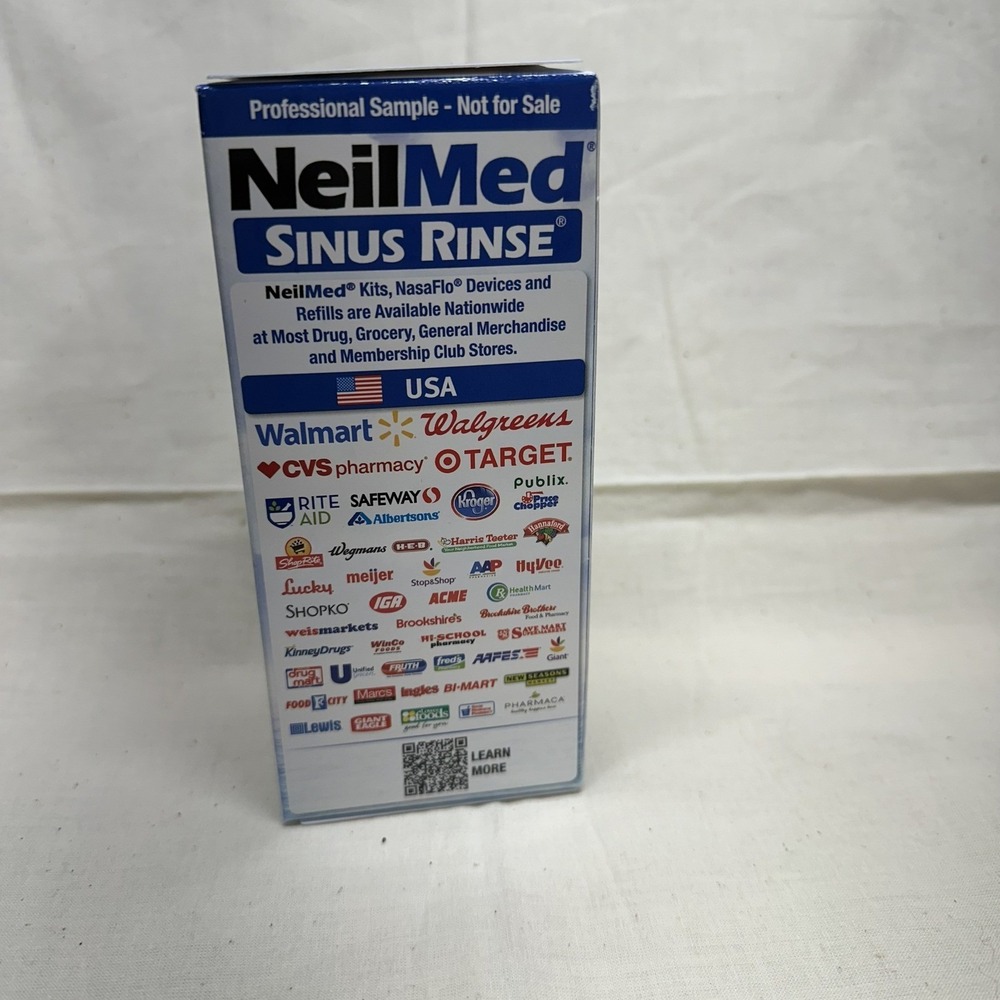 NeilMed Sinus Rinse All Natural Relief Saline Nasal Irrigation Kit 8oz Bottle - Picture 3 of 6